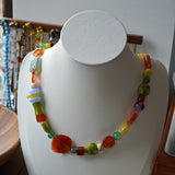 Handmade Necklace – Sugar Glow Cascade A Summer Dream on Your Neck