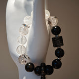 Black Gold Ultra-Sparkle Azeztulite Obsidian Crystal Bracelet