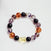 Amethyst & Citrine Crystal Bracelet with Uruguayan Amethyst and Brazilian Amethyst