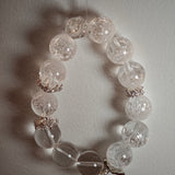 Fireworks Super Seven Clear Quartz Bracelet with Butterfly