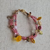 Handmade Bracelet Pink Lemonade Customized Jewelry