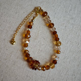 LONG ISLAND ICED TEA - Amber Glass Bead Bracelet | Sunsets on Your Wrist