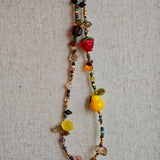 Mobile Phone Strap & Bag Charm Made of Czech Glass Bead