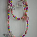 TONGXIN - Macaron Candy Glass Bead Necklace | Summer's Sweetest Shine