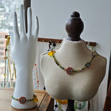 Handmade Necklace and Bracelet Set - Jungle Sonata