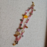 Handmade Bracelet Pink Lemonade Customized Jewelry