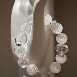 Fireworks Super Seven Clear Quartz Bracelet with Butterfly
