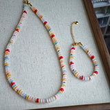 Rainbow Serenade Necklace & Bracelet Set