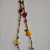 Mobile Phone Strap & Bag Charm Made of Czech Glass Bead
