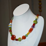 Handmade Necklace – Sugar Glow Cascade A Summer Dream on Your Neck