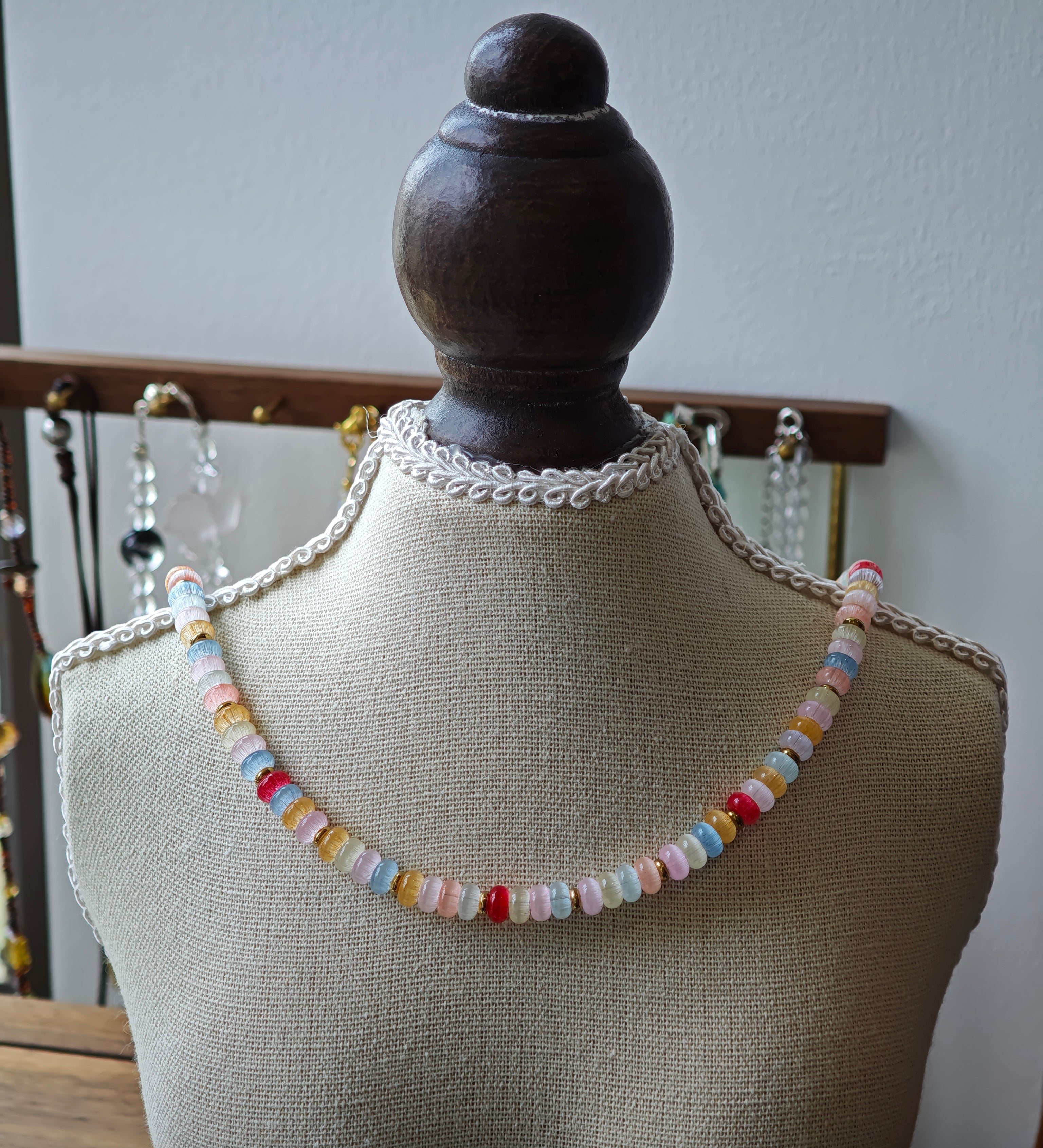 Rainbow Serenade Necklace & Bracelet Set