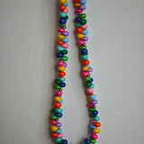 Rainbow Ripple Waterdrop Necklace – Handmade Summer Jewelry