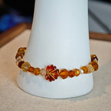 LONG ISLAND ICED TEA - Amber Glass Bead Bracelet | Sunsets on Your Wrist