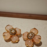 Four-Petal Bloom Stud Earrings – Where Nature Meets Minimalist Chic