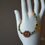 Handmade Necklace and Bracelet Set - Jungle Sonata
