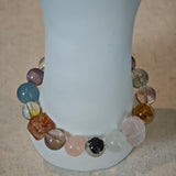 Multi-Gem Crystal Bracelet - Rainbow Aura
