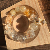 Golden Healer & Clear Quartz Bracelet by 2Sonder