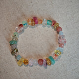 Macaron Necklace & Bracelet Set – Candy-Colored Glass Bead Jewelry for Summer