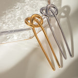 Minimalist Stainless Steel U-Shaped Hairpin