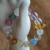 Harmony Treasures unites sky, spirit, sun, earth, and air in 13 mm crystal harmony.
