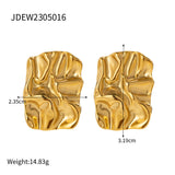 18K Gold Plated Stainless Steel Earrings | Heart, Flower & Sun Minimalist Jewelry for Women