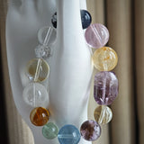 The Rainbow Energy Bracelet with Multi Crystals and Gemstones